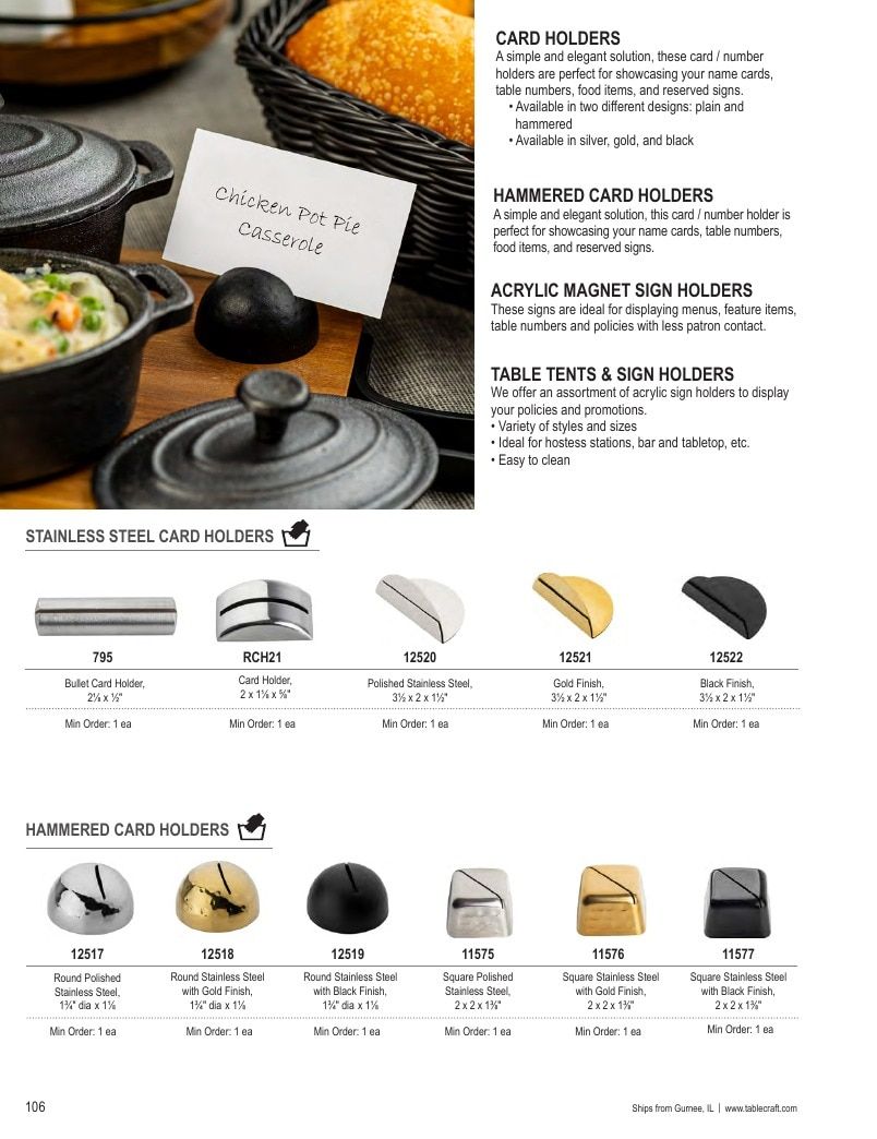 TableCraft Foodservice Products Catalog Weekly Ad January 1 - December 31, 2026