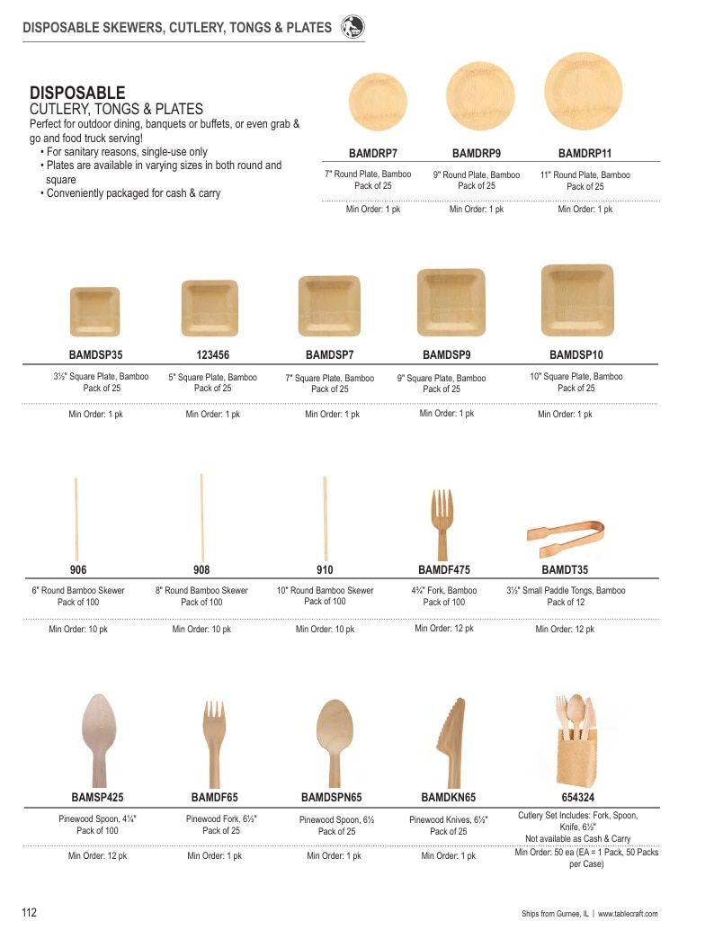 TableCraft Foodservice Products Catalog Weekly Ad January 1 - December 31, 2026