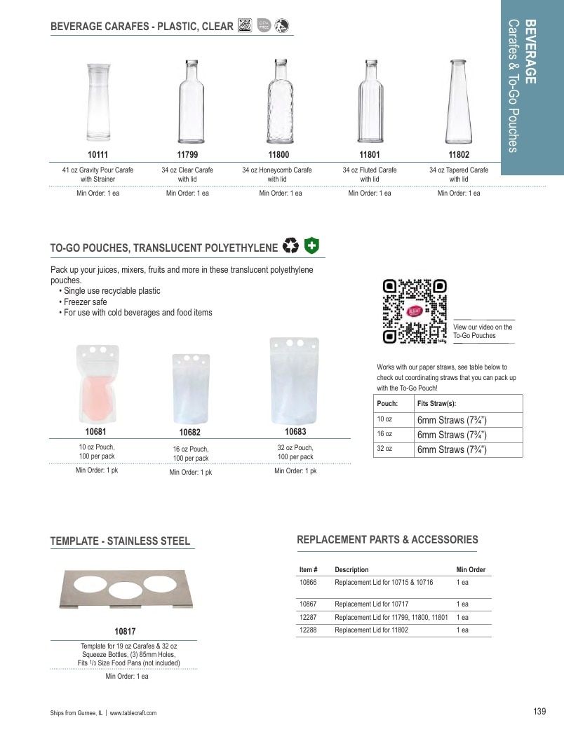 TableCraft Foodservice Products Catalog Weekly Ad January 1 - December 31, 2026