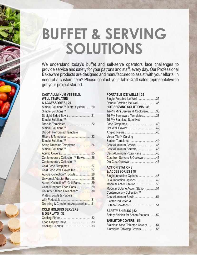 TableCraft Foodservice Products Catalog Weekly Ad January 1 - December 31, 2026