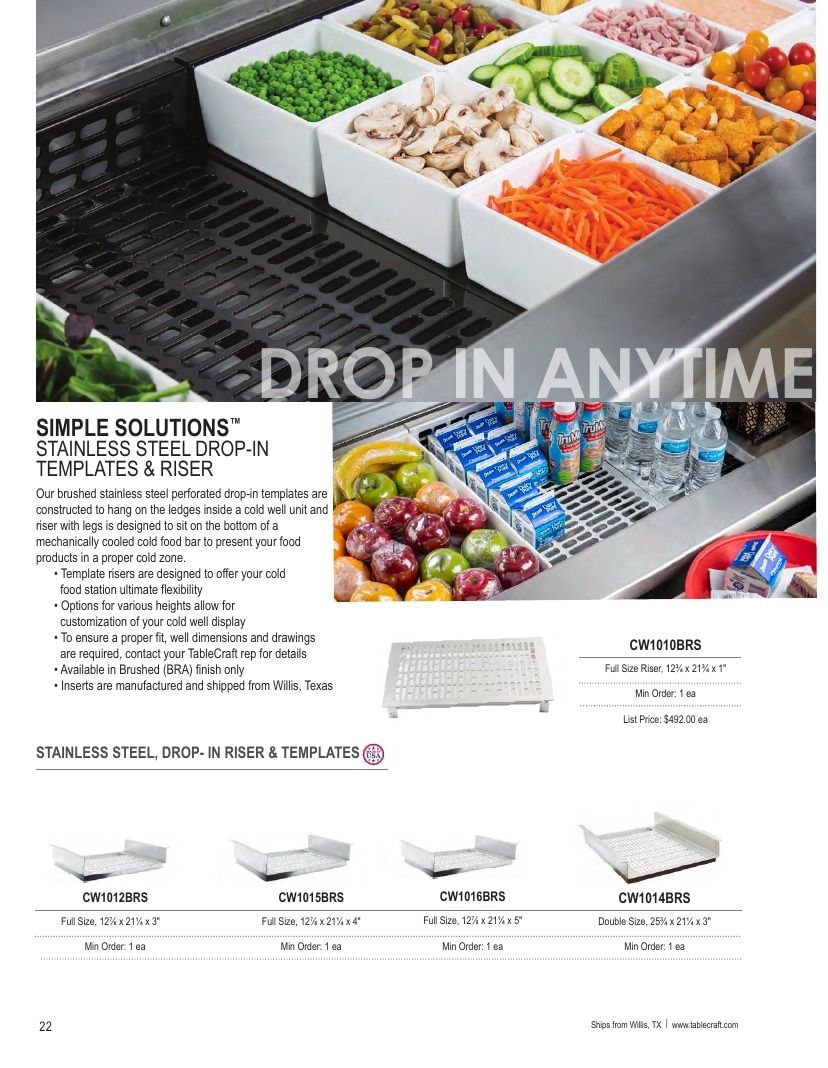 TableCraft Foodservice Products Catalog Weekly Ad January 1 - December 31, 2026