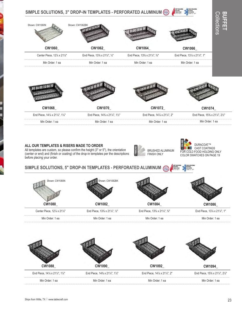 TableCraft Foodservice Products Catalog Weekly Ad January 1 - December 31, 2026
