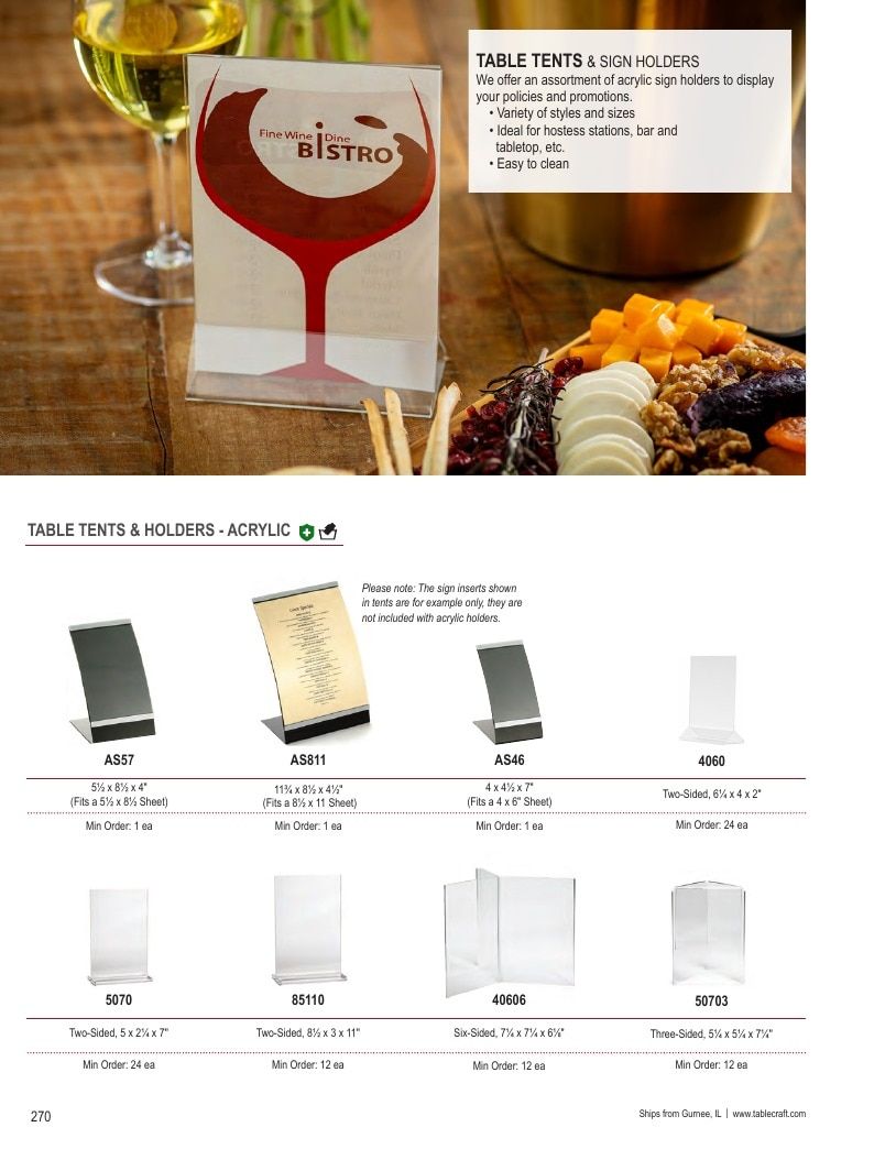 TableCraft Foodservice Products Catalog Weekly Ad January 1 - December 31, 2026