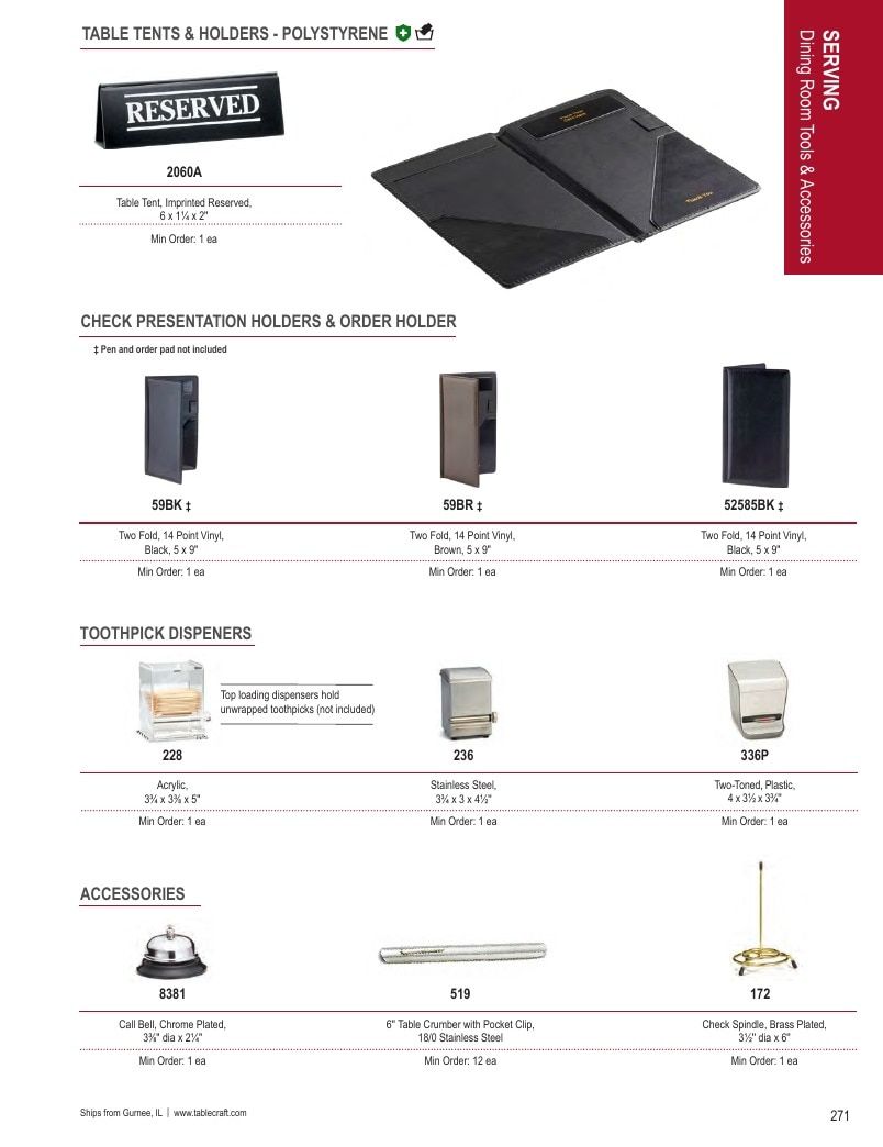 TableCraft Foodservice Products Catalog Weekly Ad January 1 - December 31, 2026