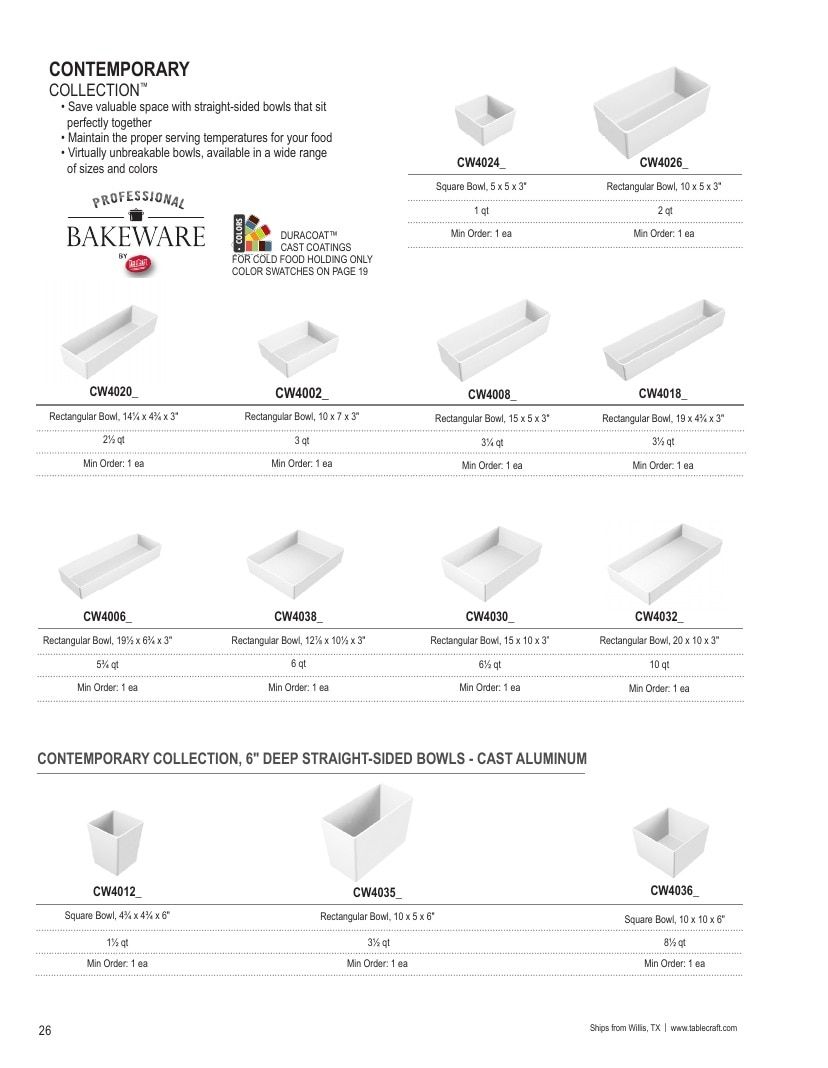 TableCraft Foodservice Products Catalog Weekly Ad January 1 - December 31, 2026