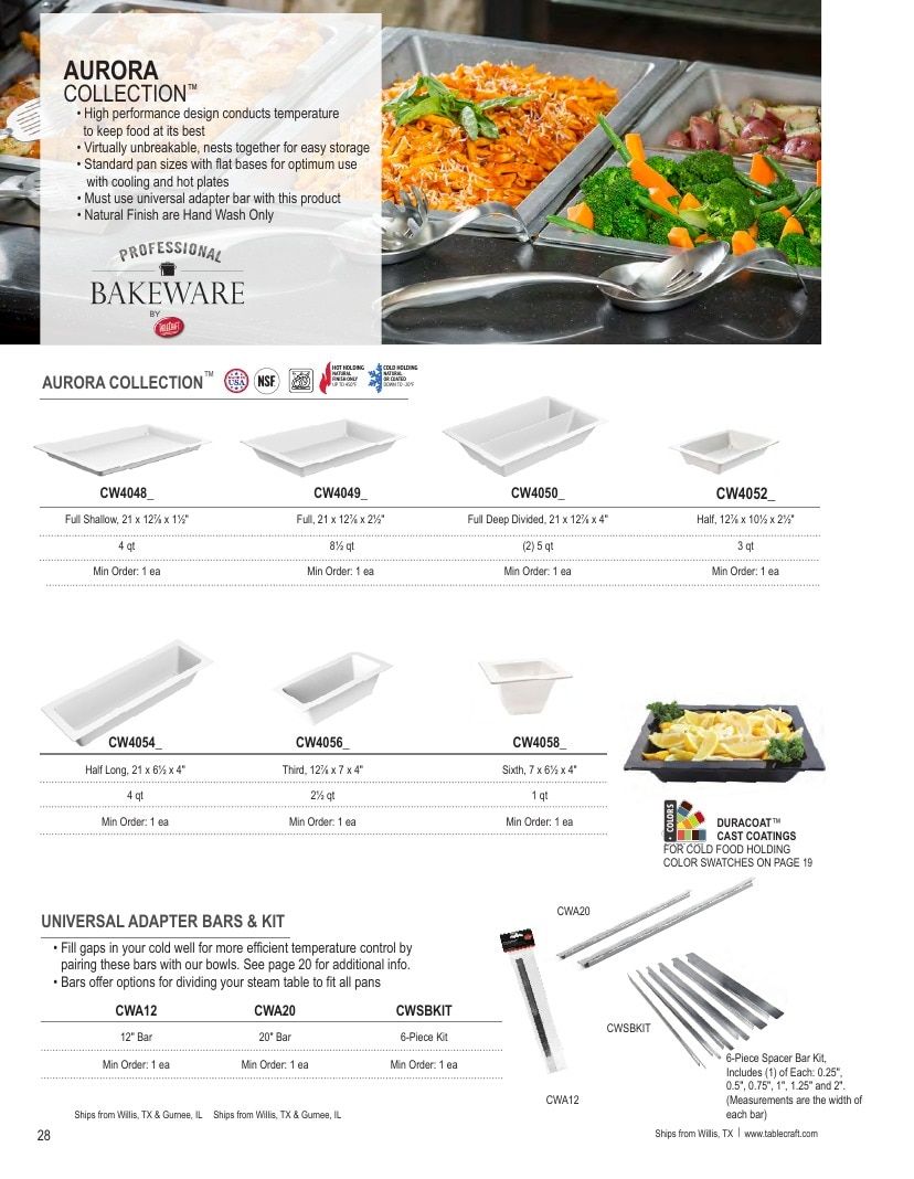 TableCraft Foodservice Products Catalog Weekly Ad January 1 - December 31, 2026