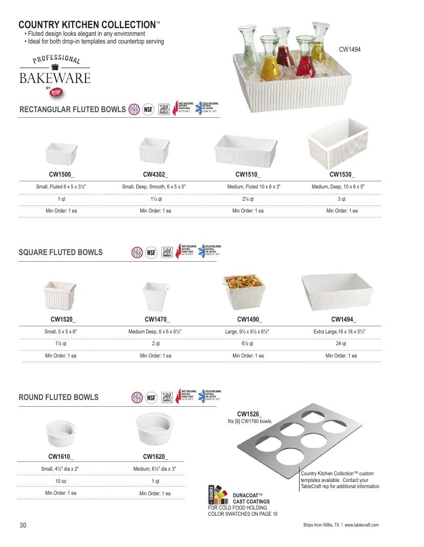 TableCraft Foodservice Products Catalog Weekly Ad January 1 - December 31, 2026