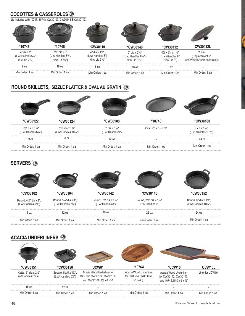 TableCraft Foodservice Products Catalog Weekly Ad January 1 - December 31, 2026