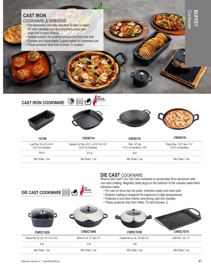 TableCraft Foodservice Products Catalog Weekly Ad January 1 - December 31, 2026
