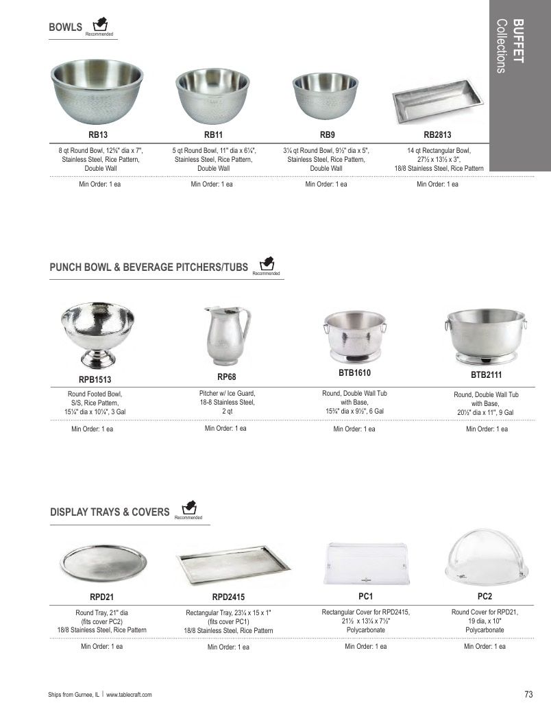 TableCraft Foodservice Products Catalog Weekly Ad January 1 - December 31, 2026
