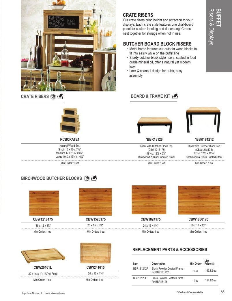 TableCraft Foodservice Products Catalog Weekly Ad January 1 - December 31, 2026