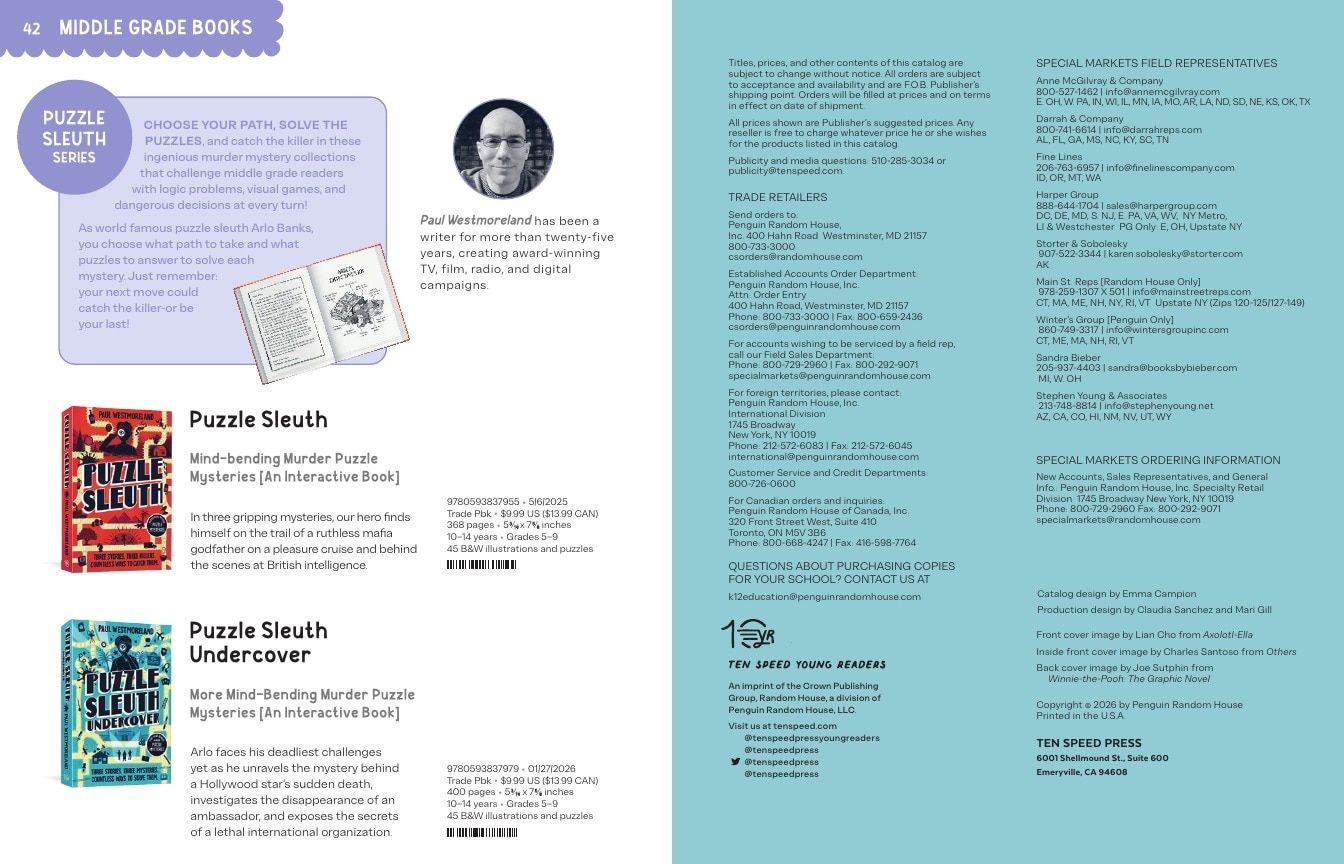 Ten Speed Young Readers Young Readers Books Catalog Weekly Ad January 1 - December 31, 2026
