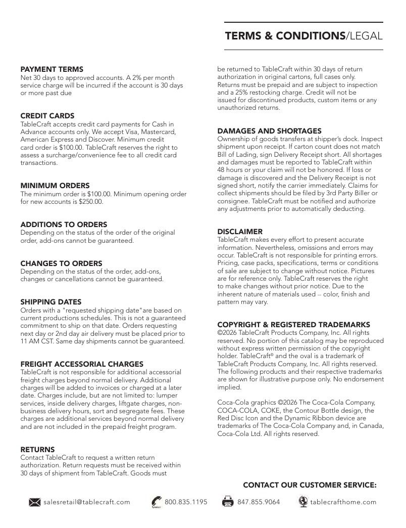 TableCraft Home Housewares Catalog Weekly Ad January 1 - December 31, 2026
