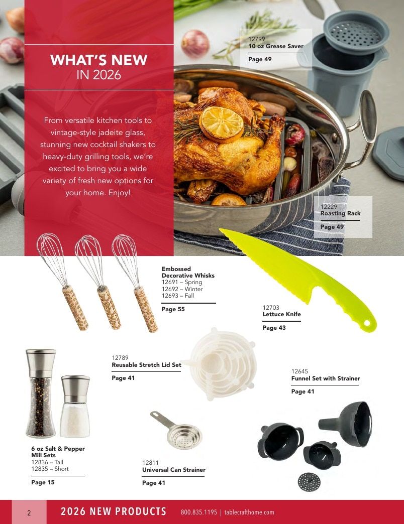 TableCraft Home Housewares Catalog Weekly Ad January 1 - December 31, 2026