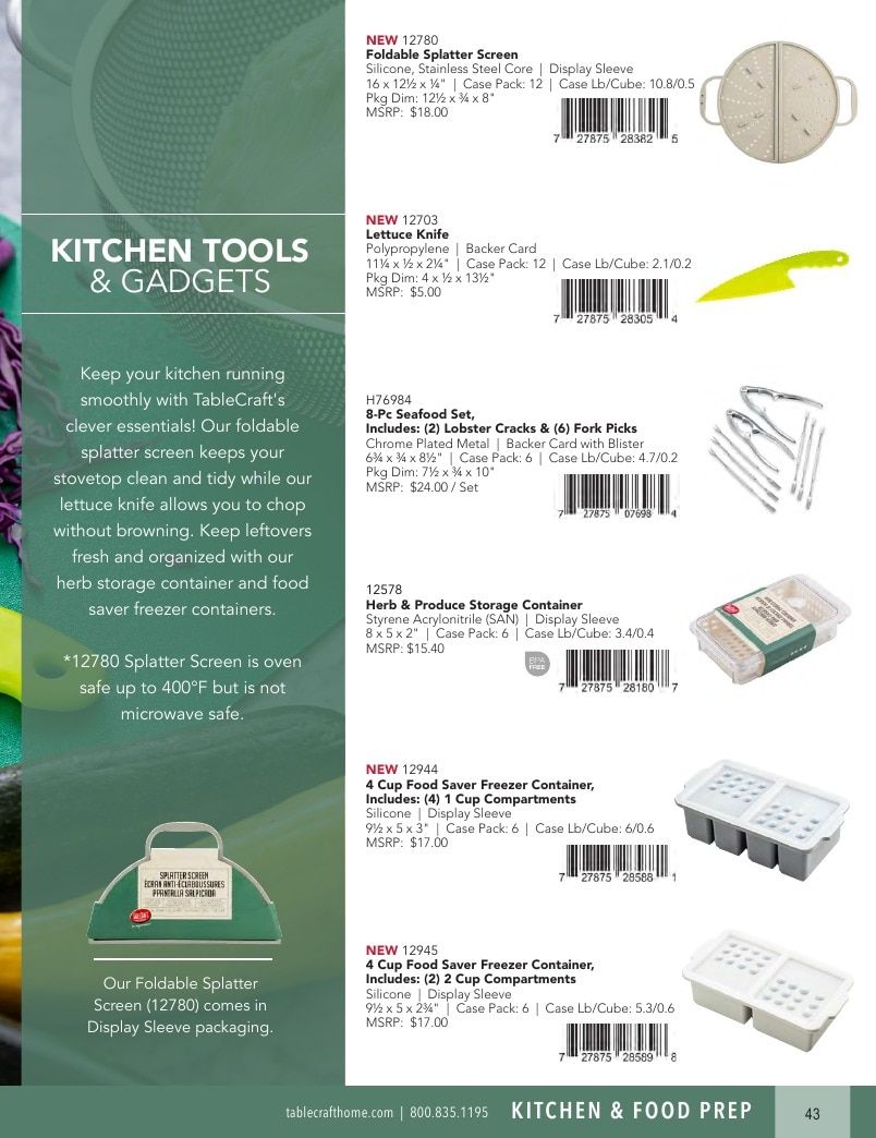 TableCraft Home Housewares Catalog Weekly Ad January 1 - December 31, 2026