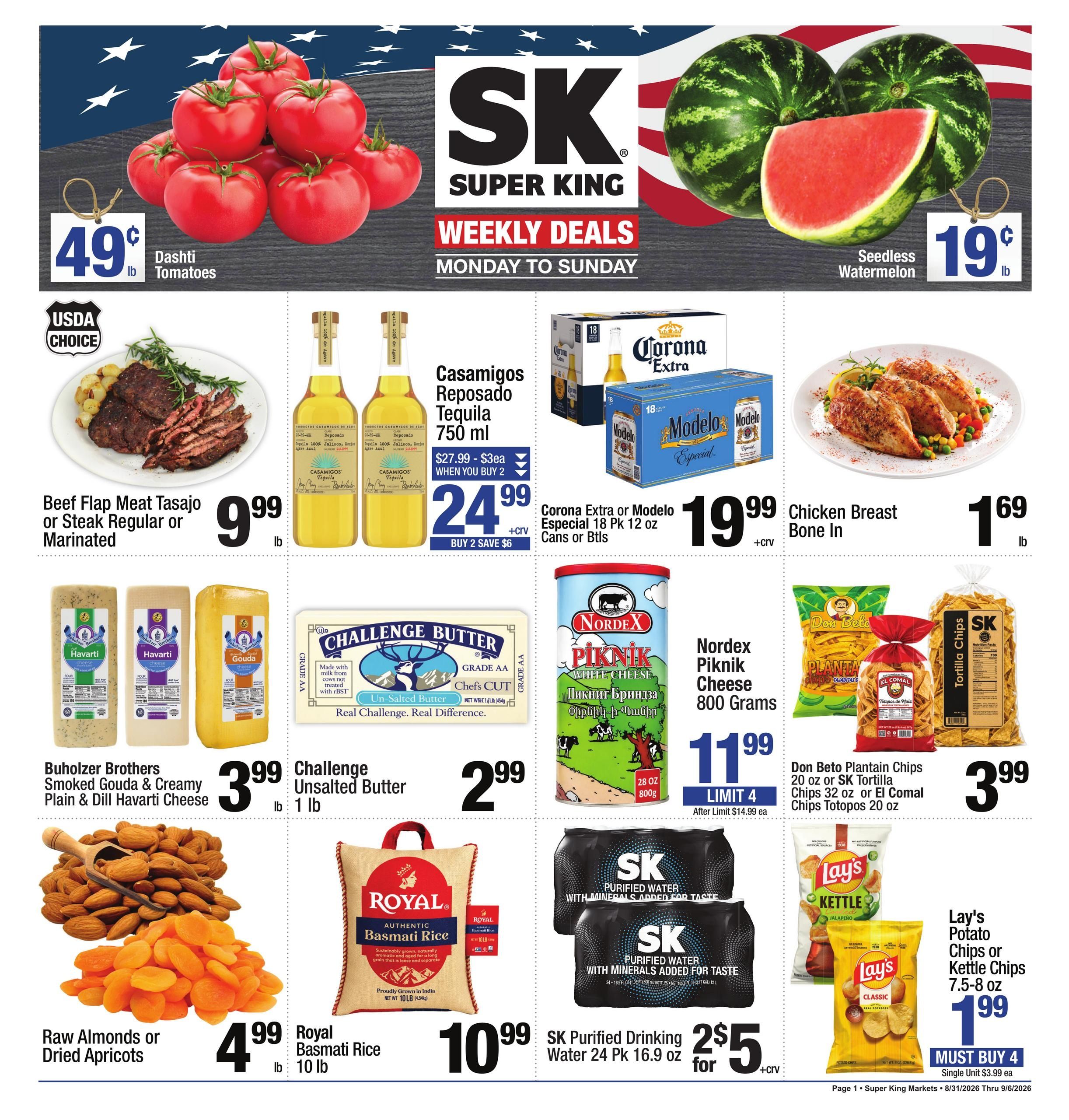 Super King Markets Weekly Ad August 31 - September 6, 2026