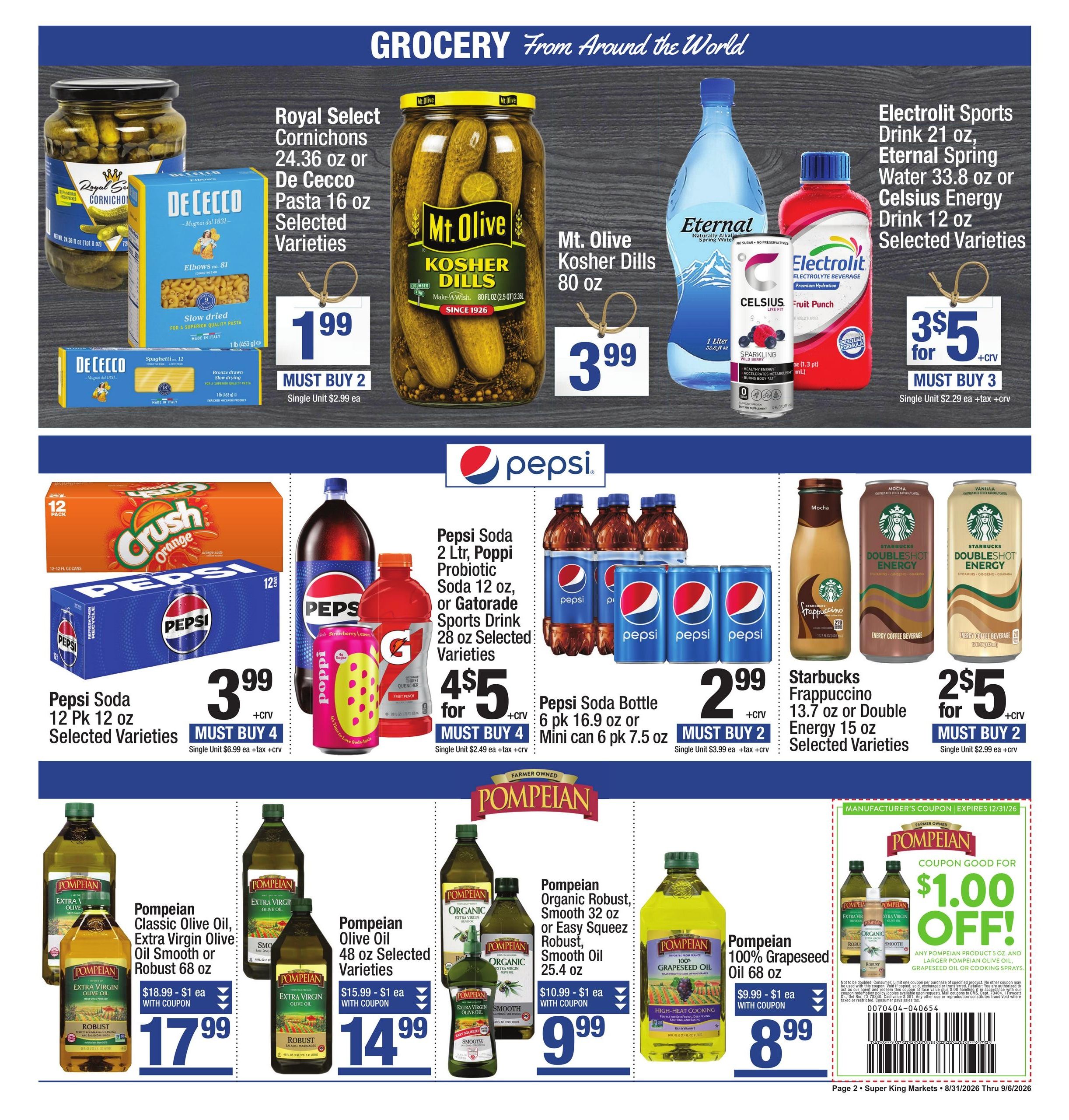 Super King Markets Weekly Ad August 31 - September 6, 2026