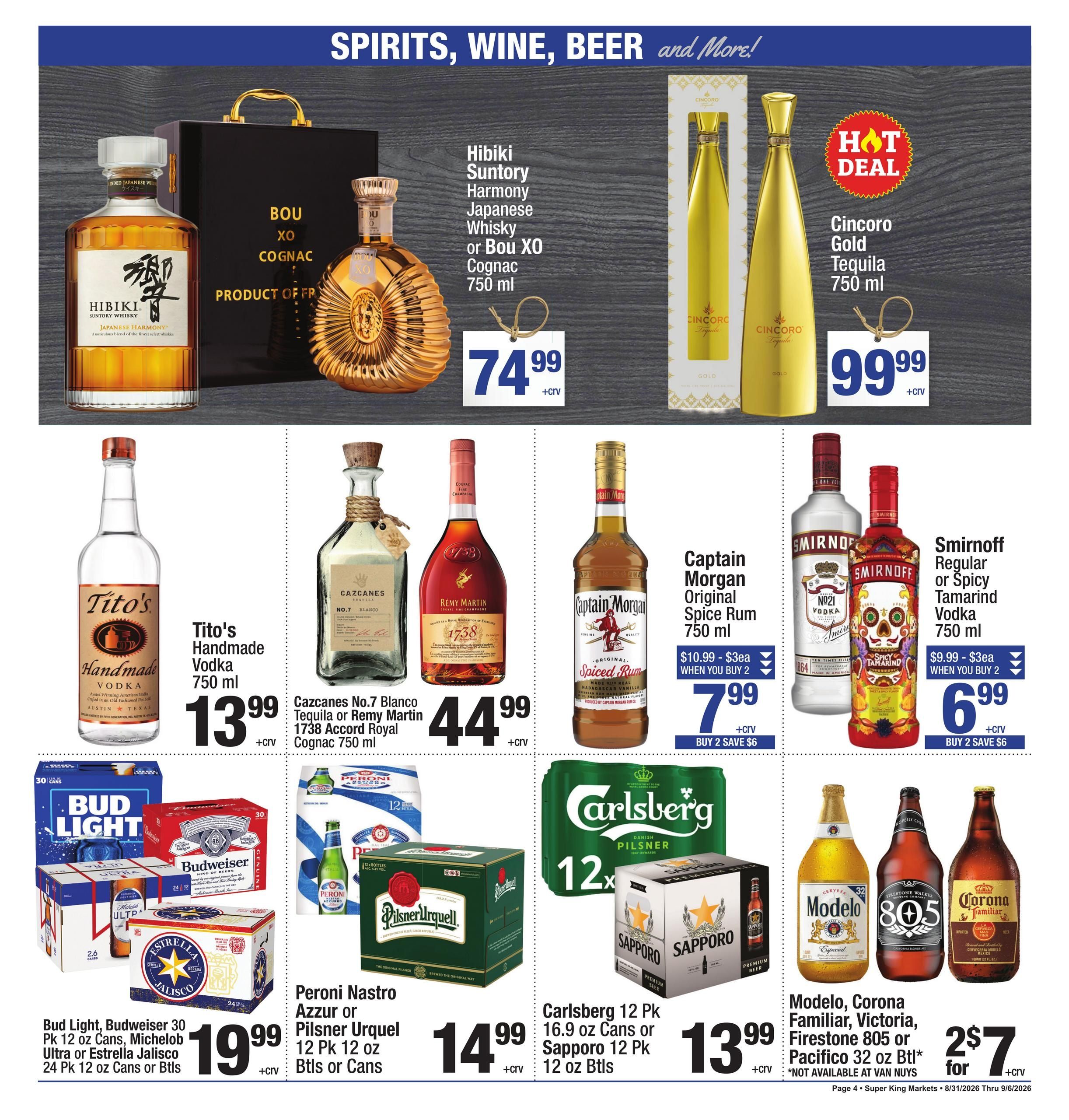 Super King Markets Weekly Ad August 31 - September 6, 2026