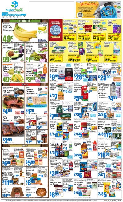 SuperFresh Weekly Ad August 28 - September 3, 2026