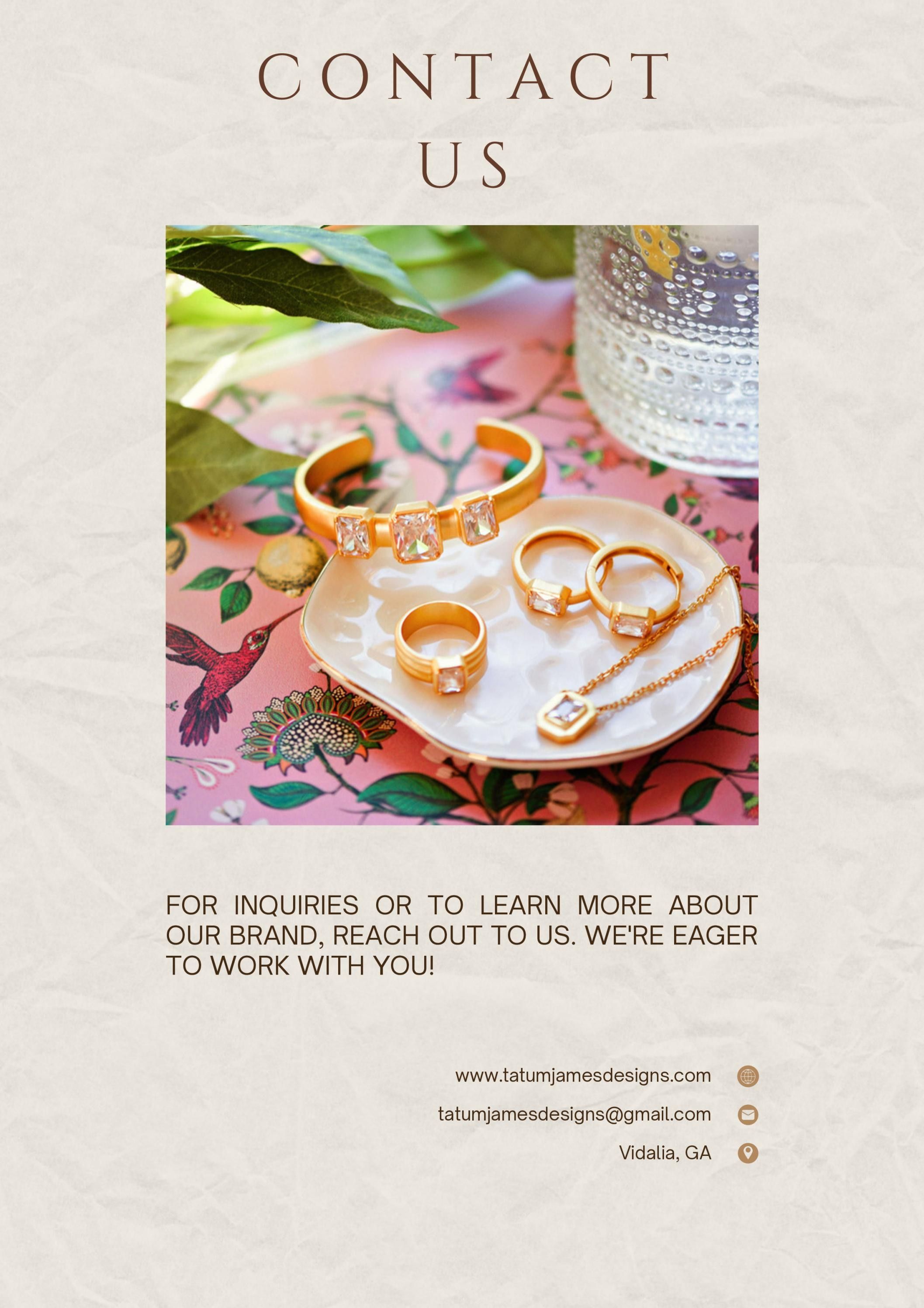 Tatum James Annual Jewelry Catalog Weekly Ad January 1 - December 31, 2026