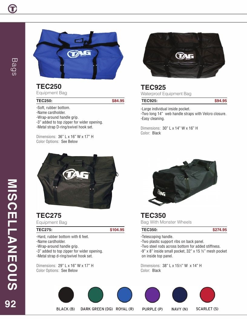 TAG Sportsgear Sports Gear Catalog Weekly Ad January 1, 2026 - December 31, 2027
