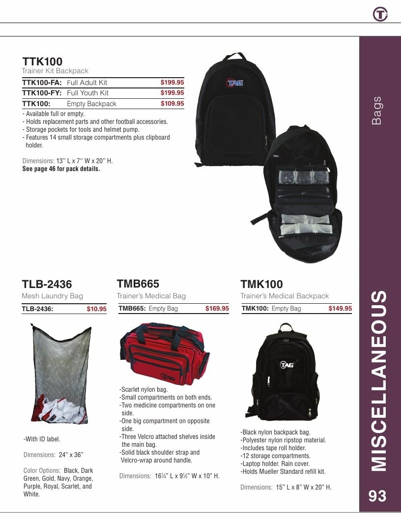 TAG Sportsgear Sports Gear Catalog Weekly Ad January 1, 2026 - December 31, 2027