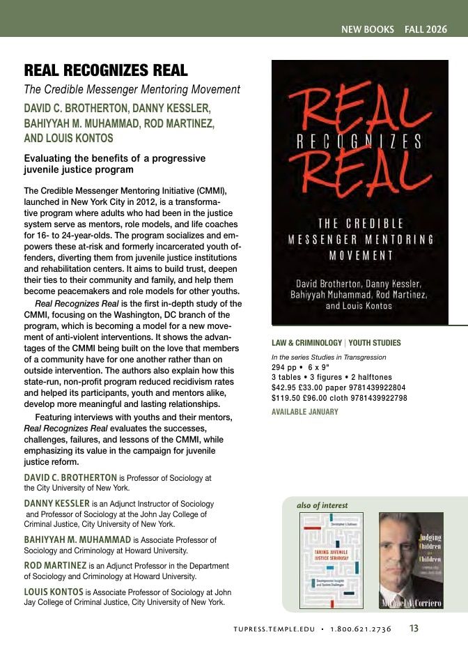 Temple University Press Fall Books Catalog Weekly Ad January 1 - December 31, 2026