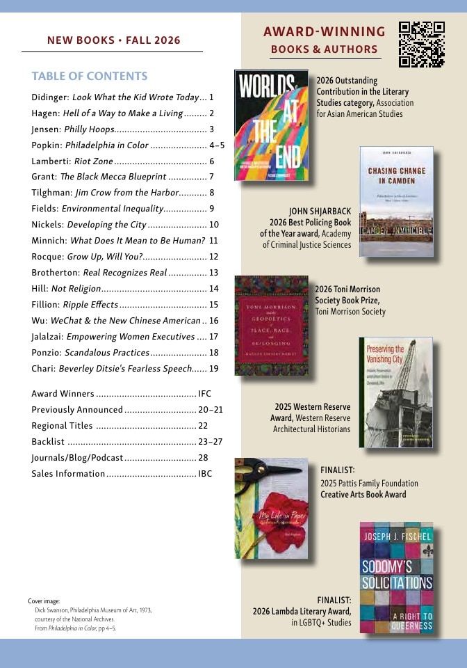 Temple University Press Fall Books Catalog Weekly Ad January 1 - December 31, 2026