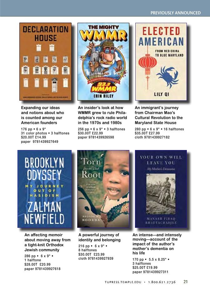 Temple University Press Fall Books Catalog Weekly Ad January 1 - December 31, 2026
