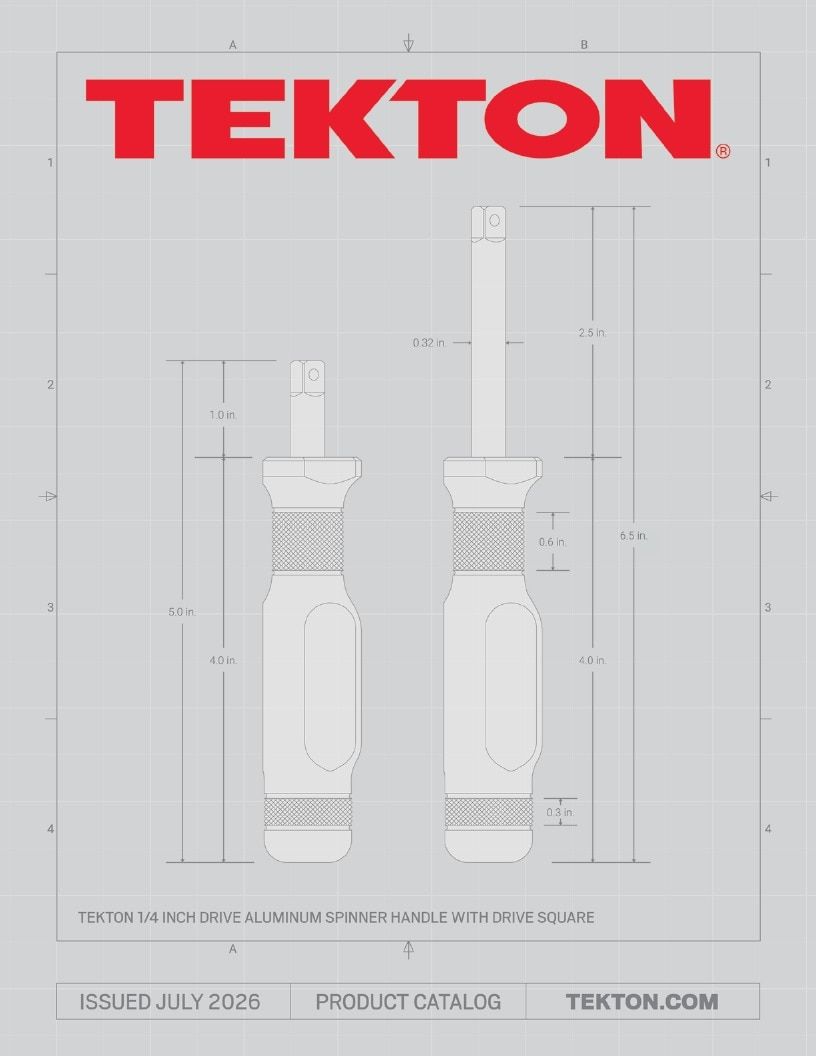 Tekton Tools Catalog Weekly Ad January 1 - December 31, 2026