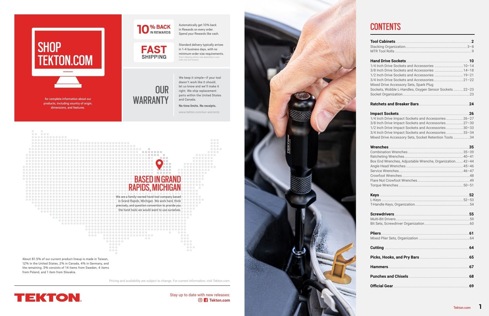 Tekton Tools Catalog Weekly Ad January 1 - December 31, 2026