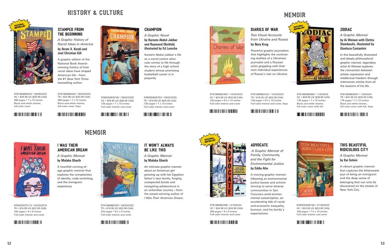 Ten Speed Graphic Graphic Books Catalog Weekly Ad January 1 - December 31, 2026