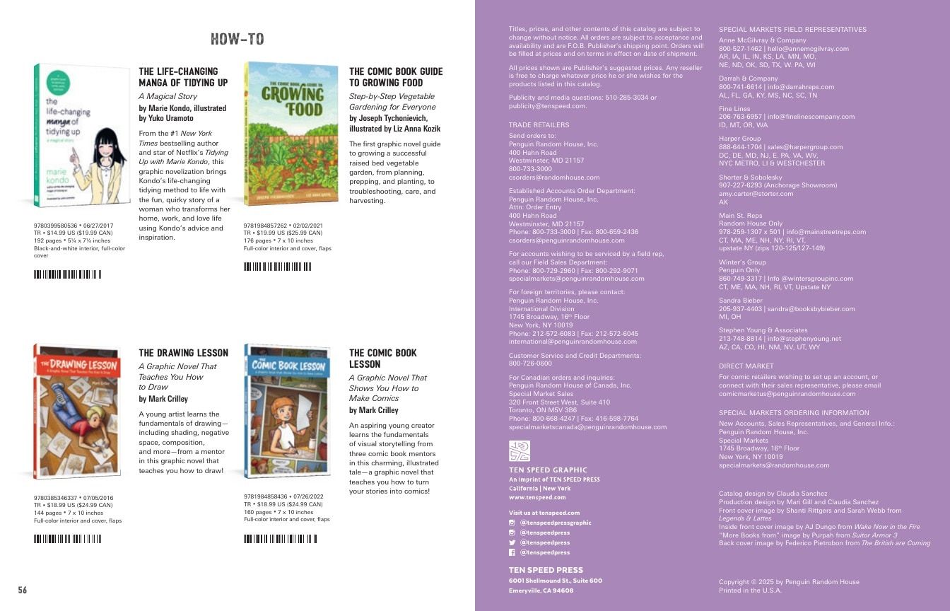 Ten Speed Graphic Graphic Books Catalog Weekly Ad January 1 - December 31, 2026
