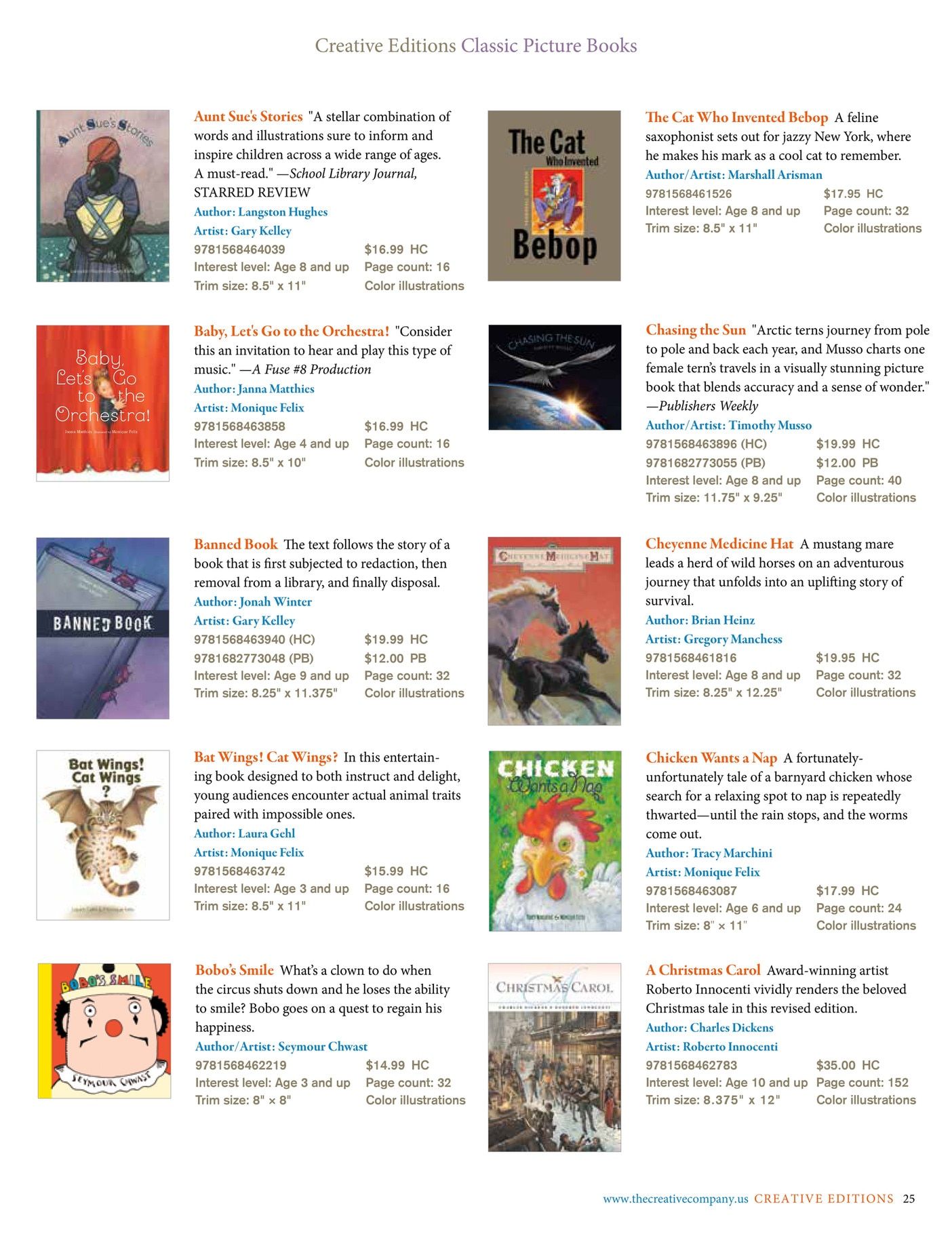 The Creative Company Fall and Winter Children's Books Catalog Weekly Ad January 1 - December 31, 2026