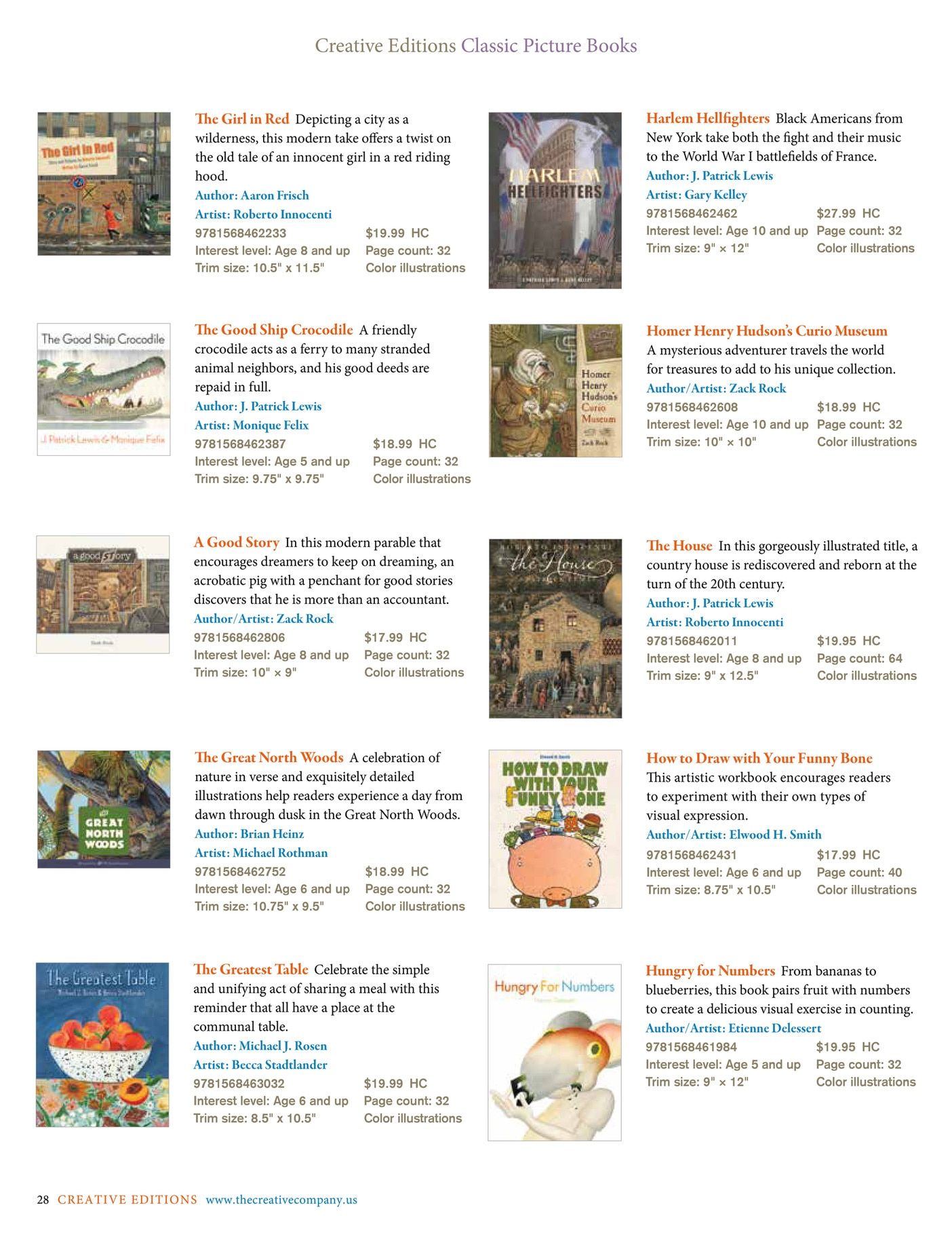 The Creative Company Fall and Winter Children's Books Catalog Weekly Ad January 1 - December 31, 2026