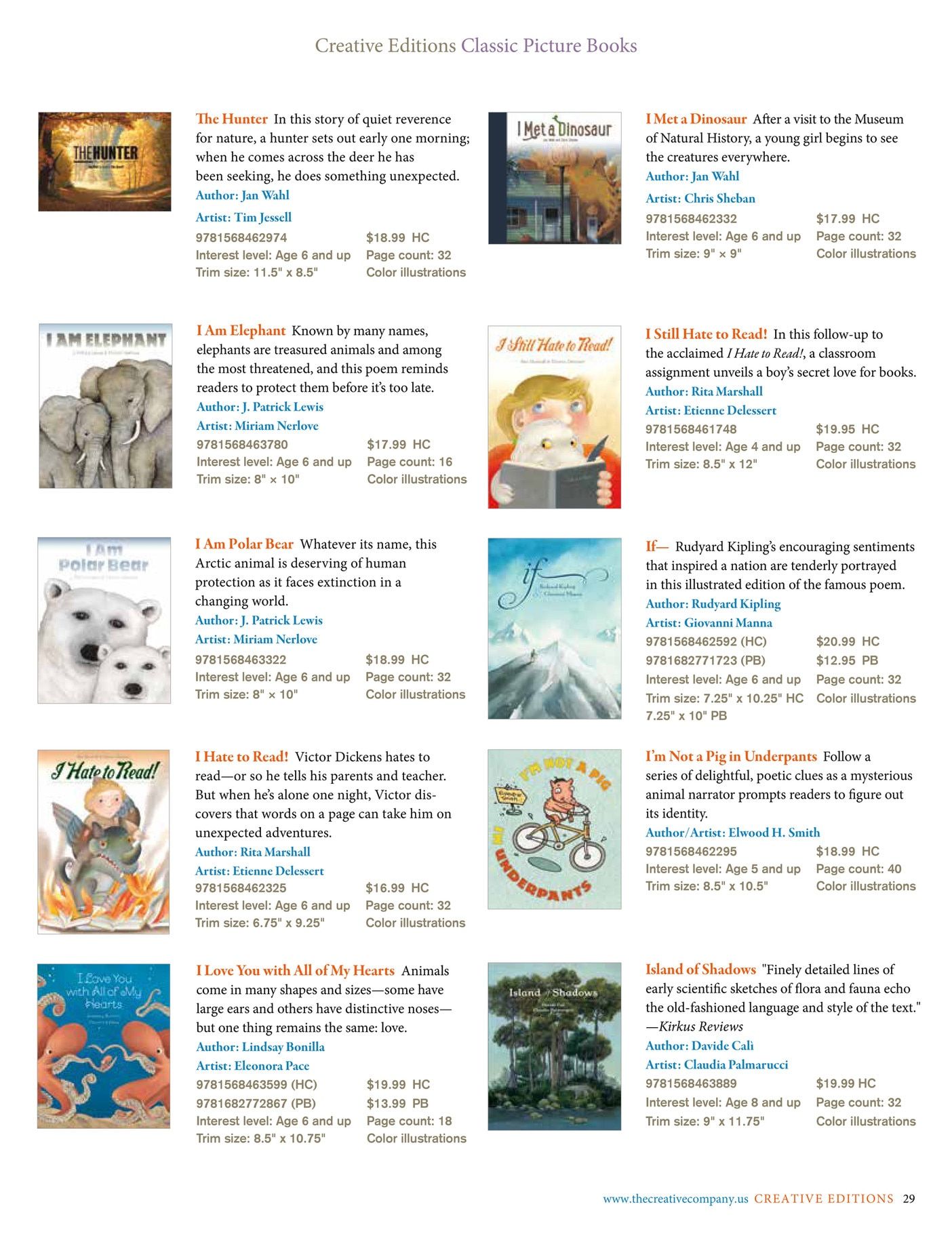 The Creative Company Fall and Winter Children's Books Catalog Weekly Ad January 1 - December 31, 2026