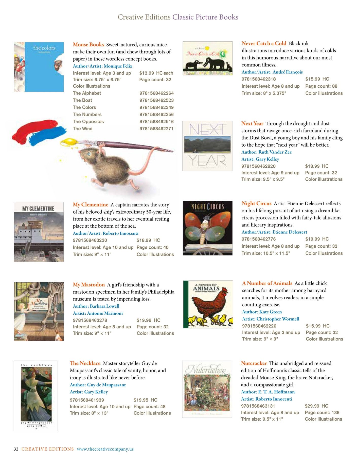 The Creative Company Fall and Winter Children's Books Catalog Weekly Ad January 1 - December 31, 2026