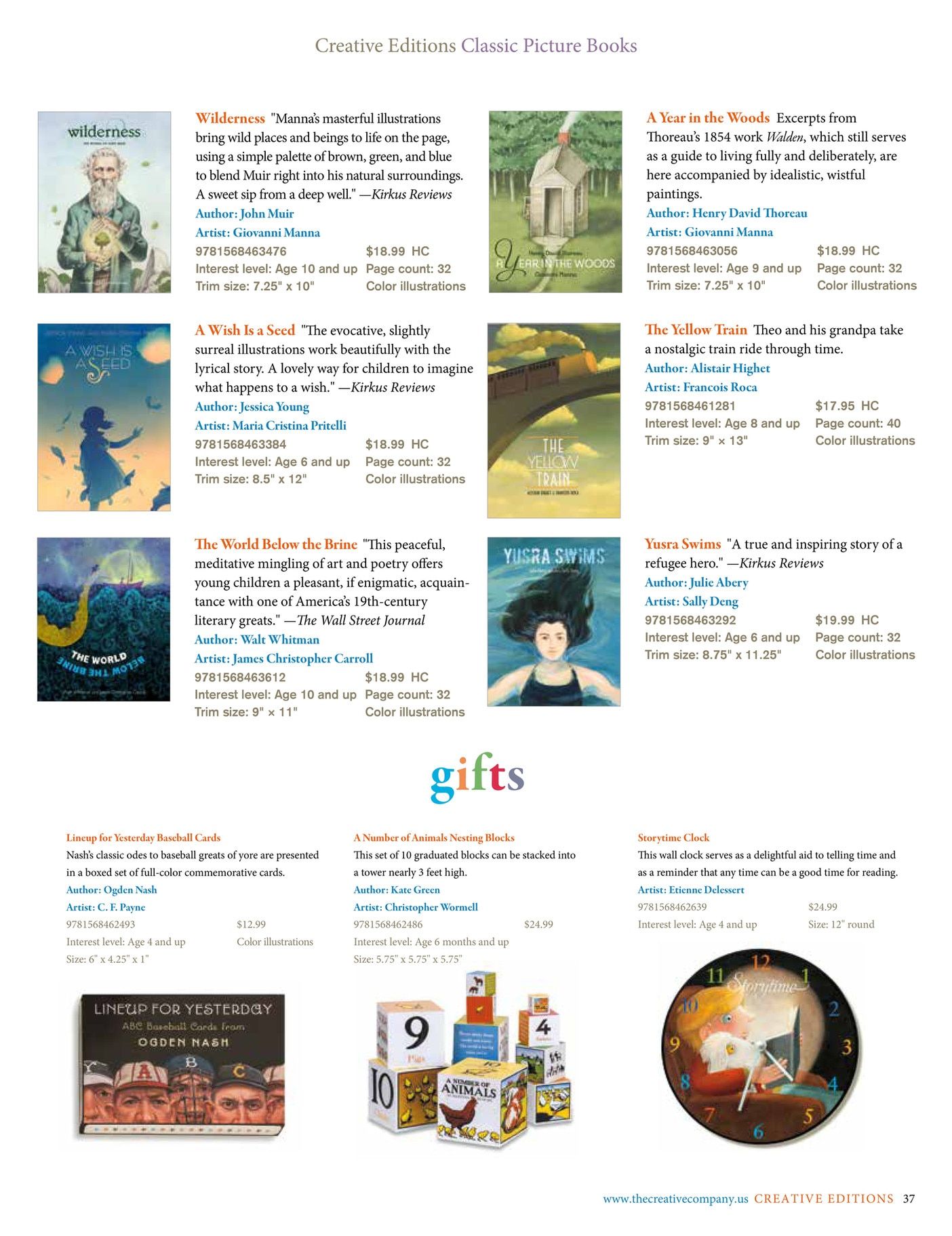 The Creative Company Fall and Winter Children's Books Catalog Weekly Ad January 1 - December 31, 2026