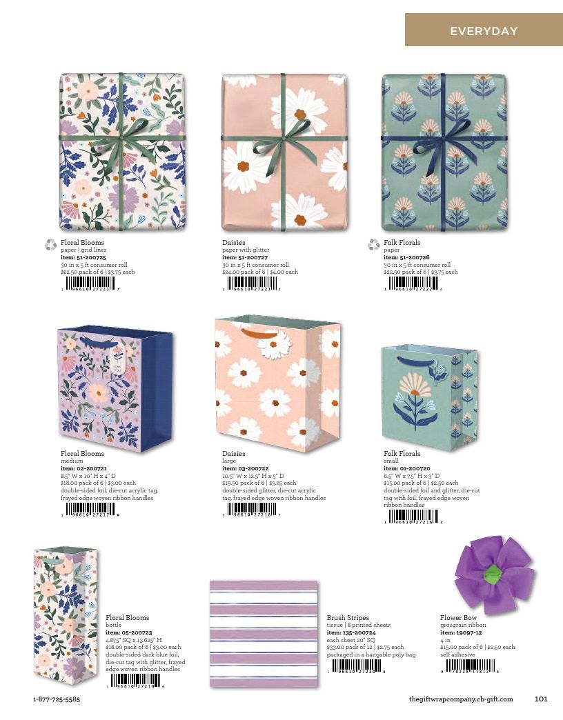 The Gift Wrap Company Fall Gift Wrap Catalog Weekly Ad January 1 - December 31, 2026