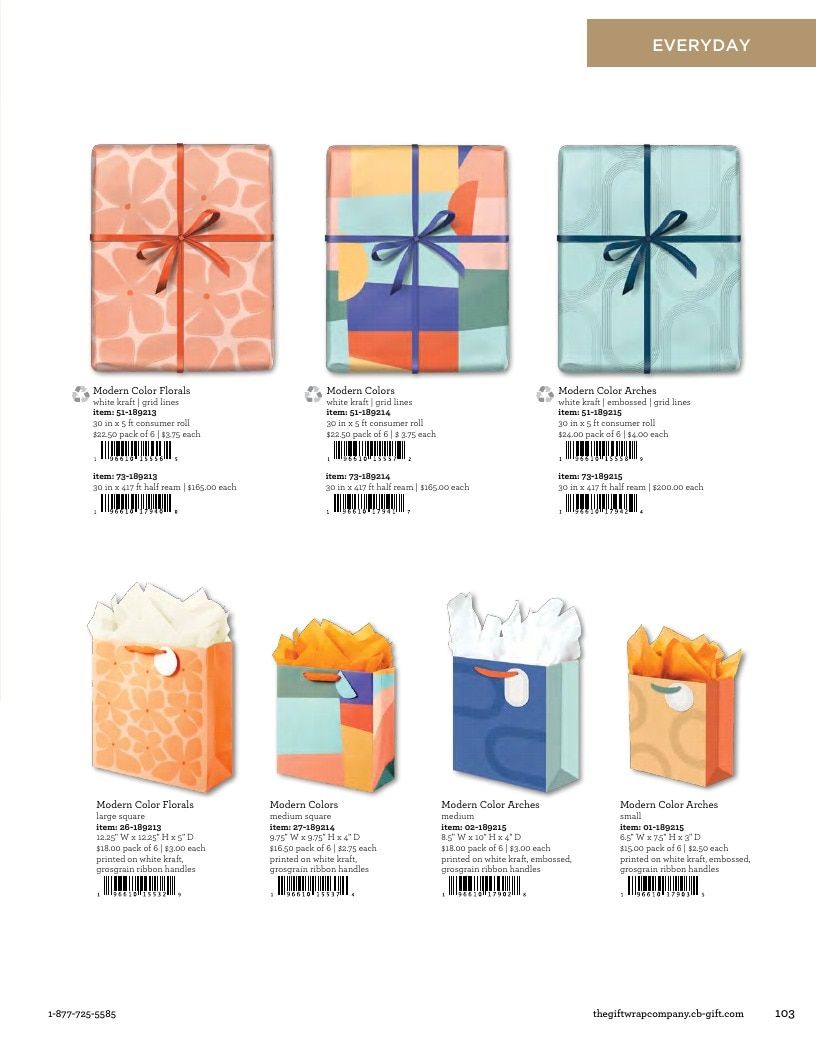 The Gift Wrap Company Fall Gift Wrap Catalog Weekly Ad January 1 - December 31, 2026