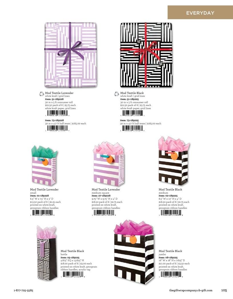The Gift Wrap Company Fall Gift Wrap Catalog Weekly Ad January 1 - December 31, 2026