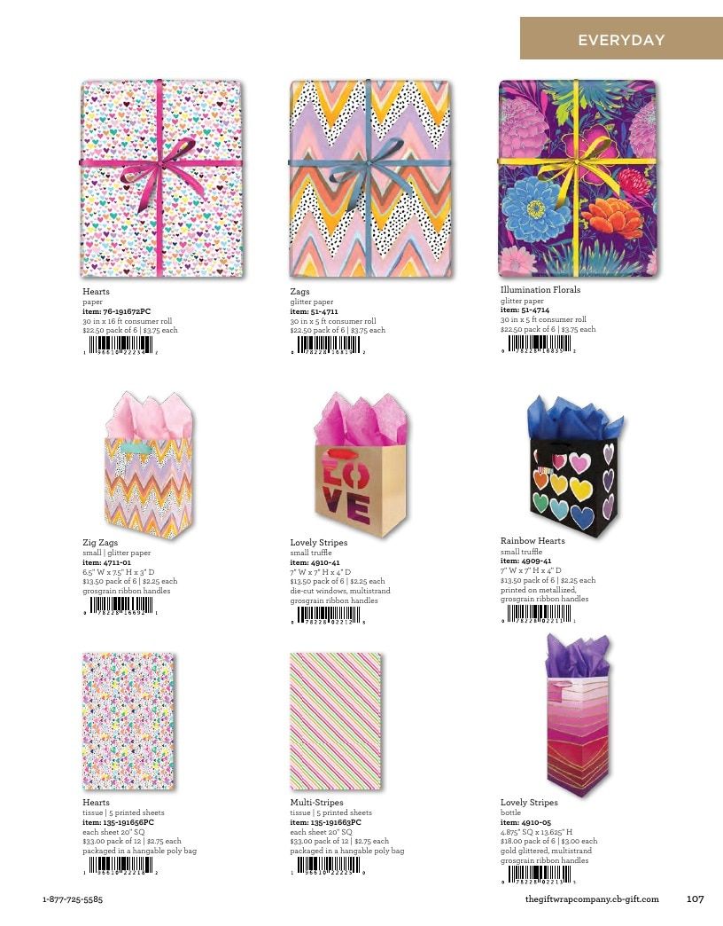 The Gift Wrap Company Fall Gift Wrap Catalog Weekly Ad January 1 - December 31, 2026