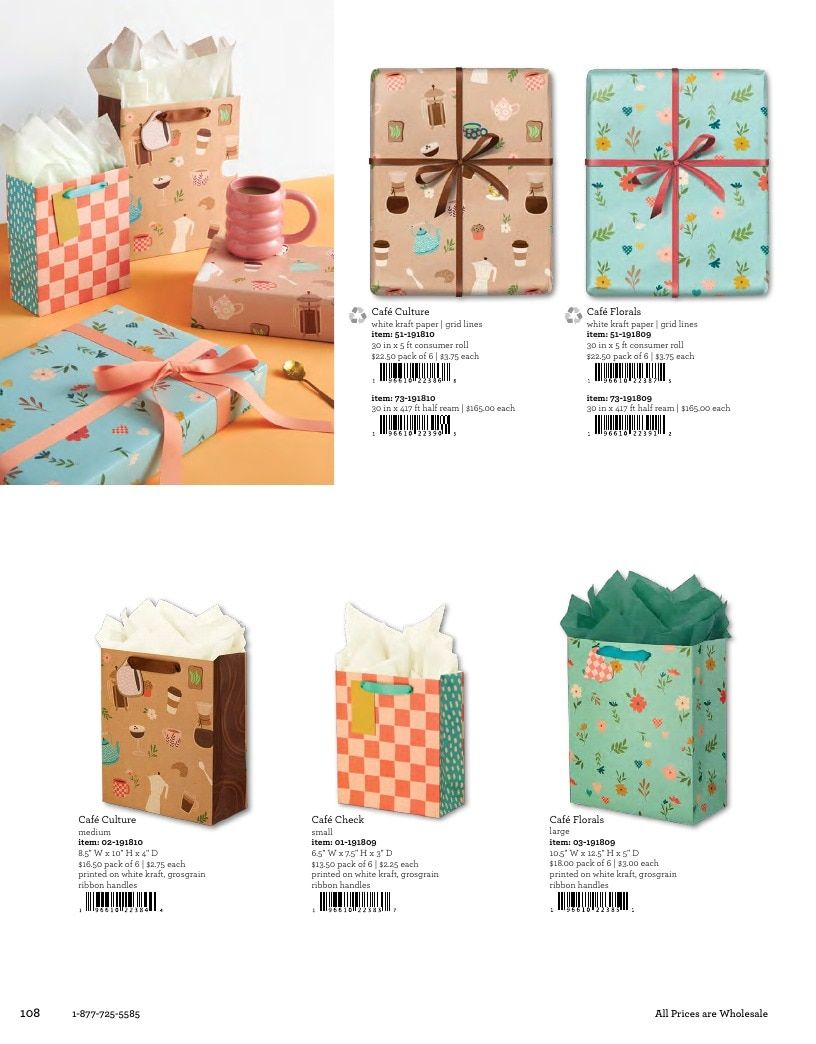 The Gift Wrap Company Fall Gift Wrap Catalog Weekly Ad January 1 - December 31, 2026