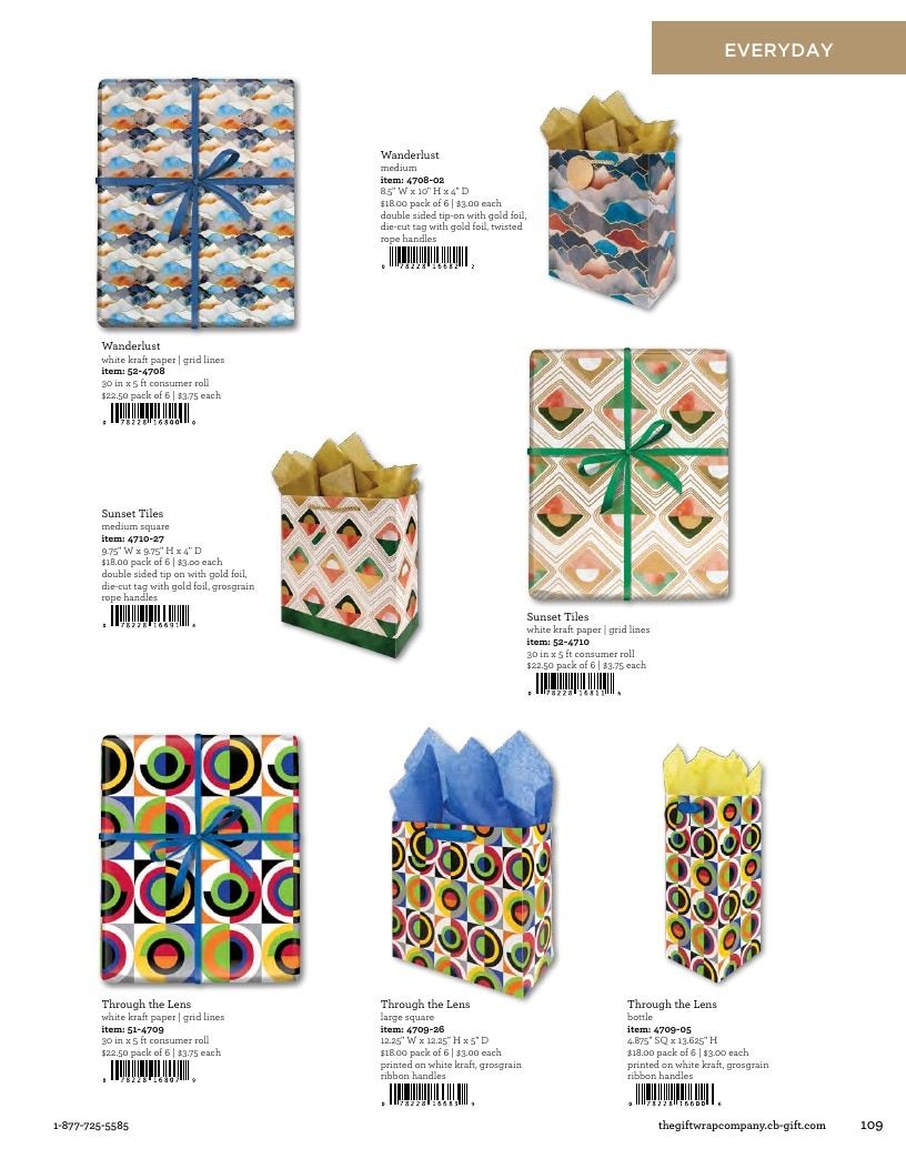 The Gift Wrap Company Fall Gift Wrap Catalog Weekly Ad January 1 - December 31, 2026