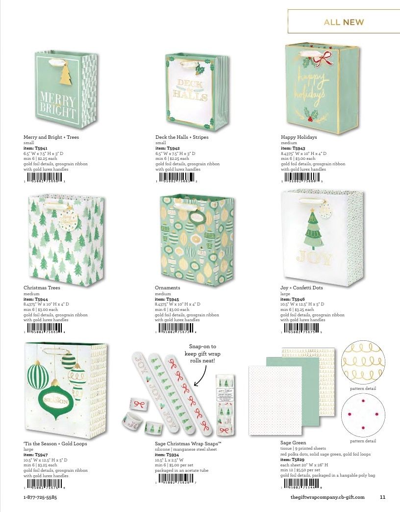 The Gift Wrap Company Fall Gift Wrap Catalog Weekly Ad January 1 - December 31, 2026