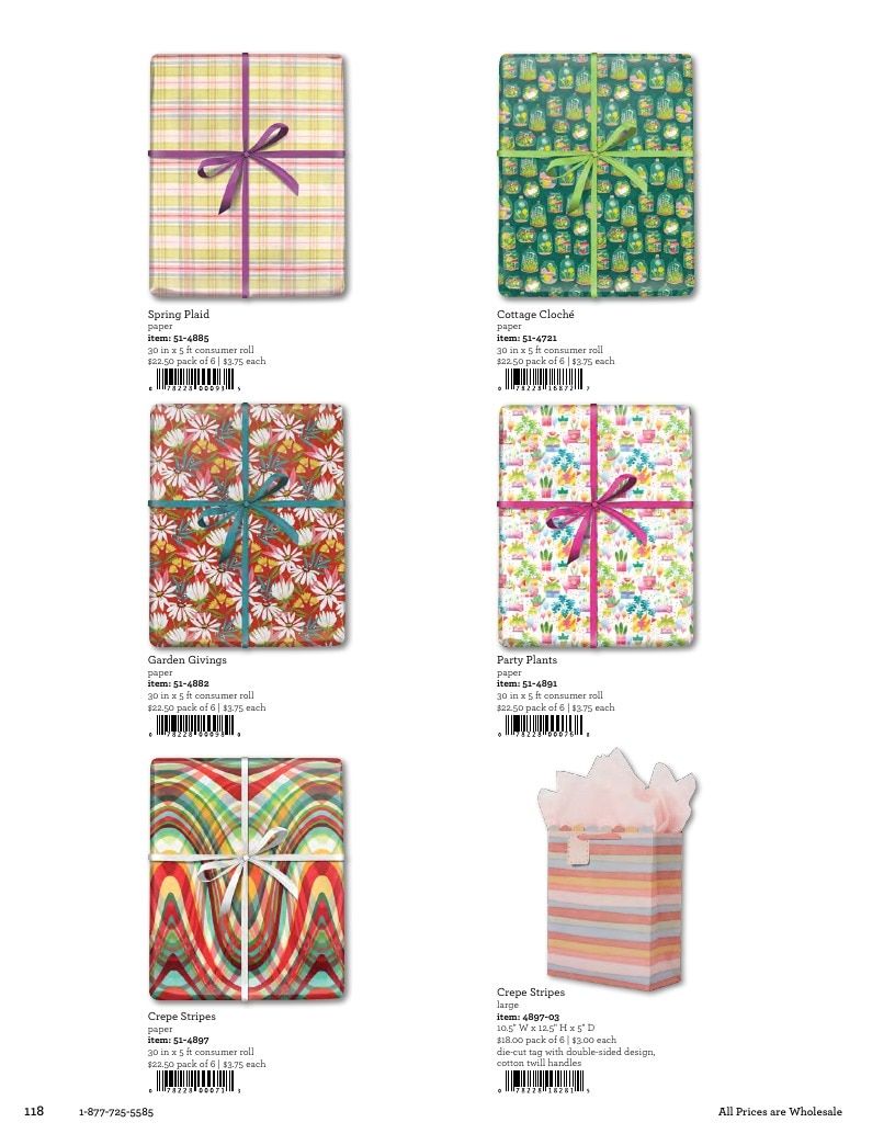 The Gift Wrap Company Fall Gift Wrap Catalog Weekly Ad January 1 - December 31, 2026