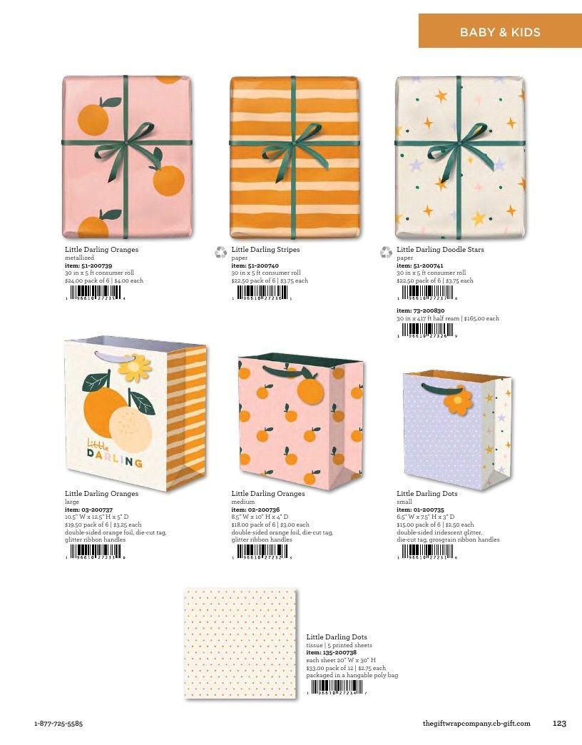 The Gift Wrap Company Fall Gift Wrap Catalog Weekly Ad January 1 - December 31, 2026