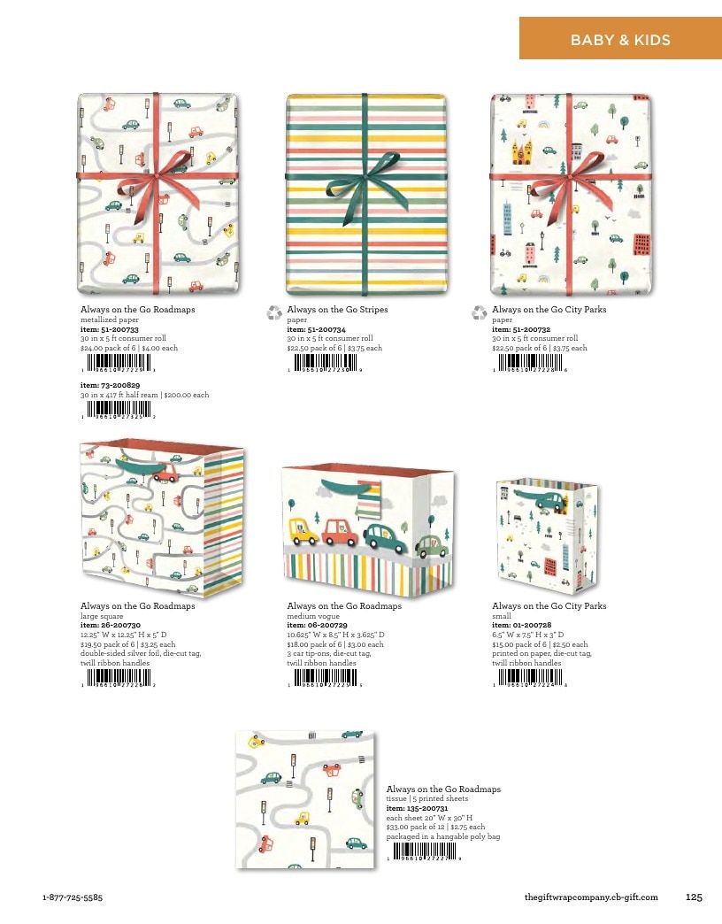 The Gift Wrap Company Fall Gift Wrap Catalog Weekly Ad January 1 - December 31, 2026