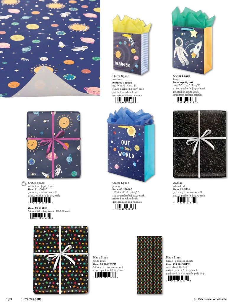 The Gift Wrap Company Fall Gift Wrap Catalog Weekly Ad January 1 - December 31, 2026