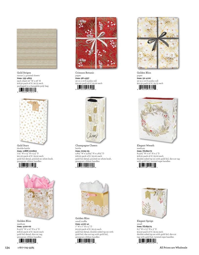 The Gift Wrap Company Fall Gift Wrap Catalog Weekly Ad January 1 - December 31, 2026